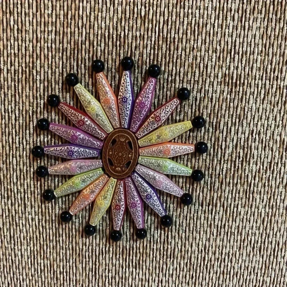 Handcrafted woven satchel handbag - Picture 5 of 12